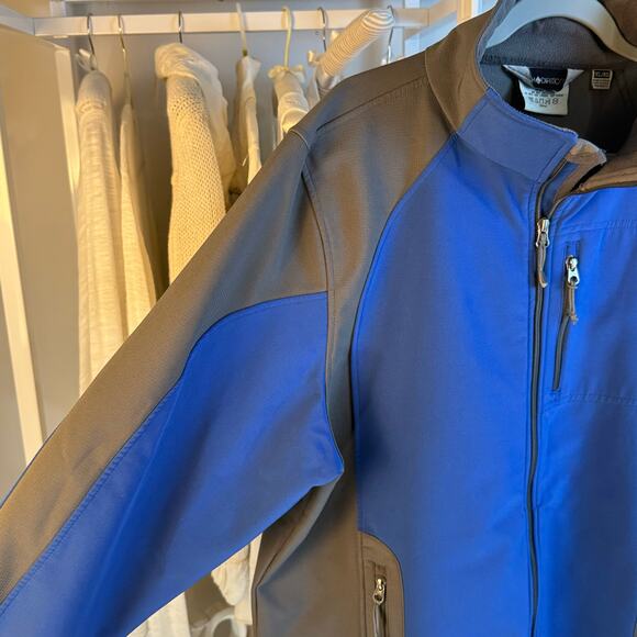 Black Diamond Men's sz XL blue & Gray athletic athleisure every day jacket  4299 - Picture 4 of 11